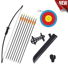 ELONG OUTDOOR Archery Set Recurve Bow and Arrow Set Kids Outdoor Youth Junior