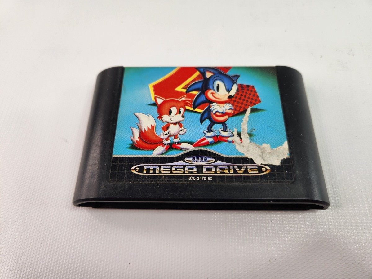 Sonic The HedgeHog 2 Game Sega Genesis Mega Drive Preowned | eBay