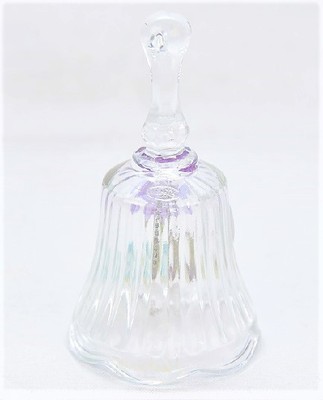 Fenton-Glass-Bell-Handpainted-w-Tulips