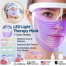 Mascara Led Facial 7 Funciones Treatment Rejuvenece para Arrugas Acne Envejecer