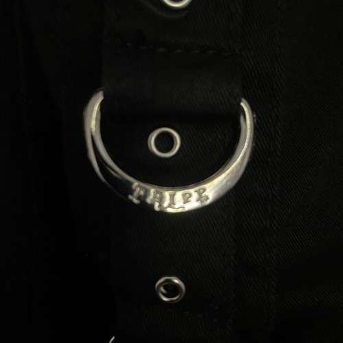 Tripp NYC Wide Leg Pants with D-Ring Satan Streamer & Zipper Accents Women's 22 - Picture 5 of 13