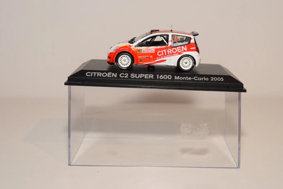 A80 1:43 NOREV 155253 CITROEN C2 SUPER 1600 RALLY MONTE CARLO 2005 MEEKE SIN USAR, EN CAJA 2 Foto 2 de 4