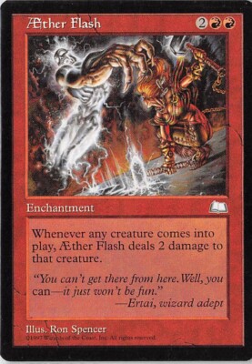 Aether Flash *Uncommon* Magic MtG x1 Weatherlight SP