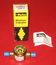 PARKER  PSG-2 Sight Glass Moisture Indicator, Sweat 1/4 male x 1/4 male, 3.42" L