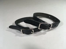 Stirrup Hobbles - Straight - Black English Bridle- 1 Pair (F565)