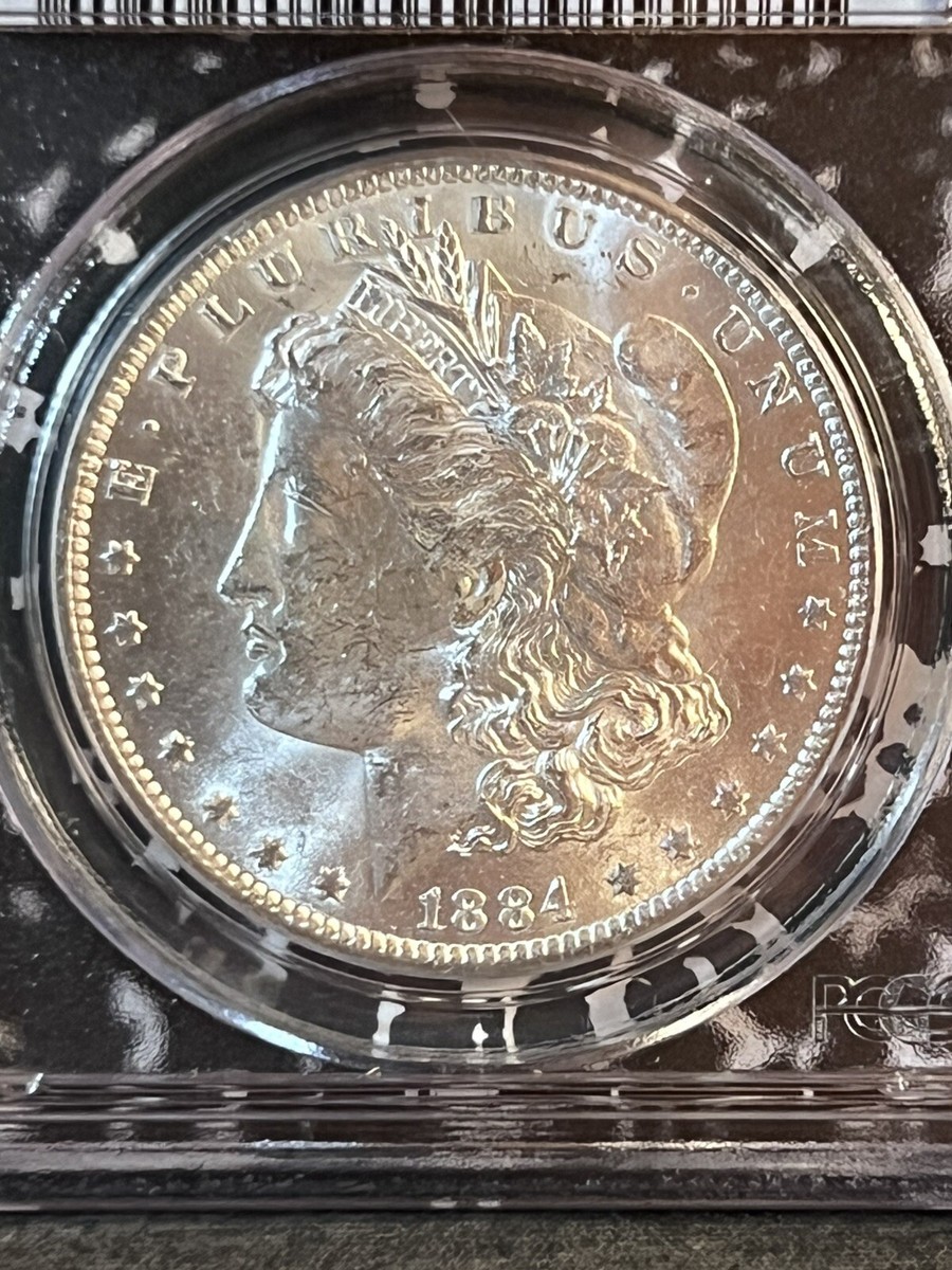 1884-O Morgan Silver Dollar PCGS MS63, from great Grandpa's