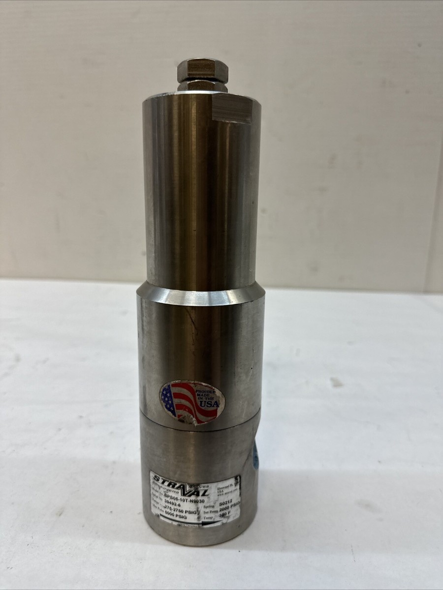Stra-Val BPS05-10T-N9030 1” NPT Stainless Back Pressure Regulator