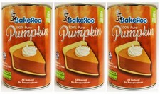 (Pack of 3) Bakeroo Tinned Pumpkin Puree (Pumpkin Pie Filling)100% Natural-425g