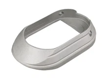 2011 Mag-Well for STI/Infinity Style Wide Body Pistols - Alloy - Silver