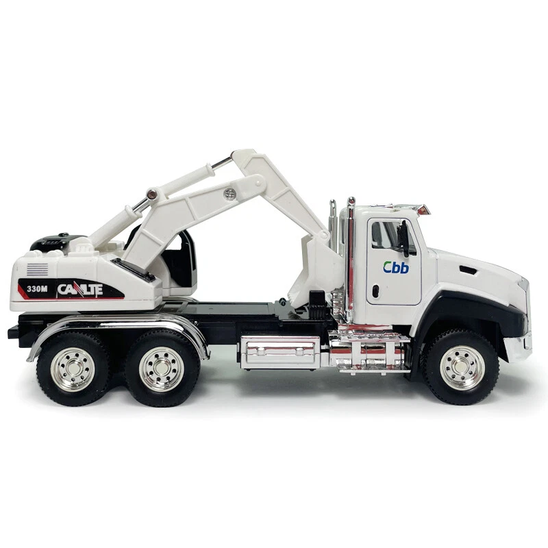 1:50 Excavator Toy Truck Construction Vehicle Diecast Toy Truck Boys Toys Kids - Image 3 of 4