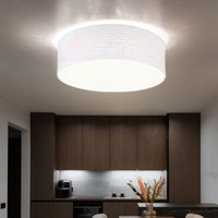 Deckenlampe Esszimmerleuchte Deckenleuchte Rund Led KüChenlampe Weiß D 38 Cm