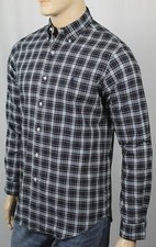 Ralph Lauren Green Blue Cream Plaid Classic Oxford Dress Shirt NWT