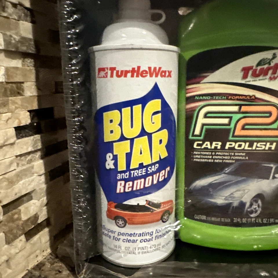 Turtle Wax Formula 21 Car Care Kit Bug & Tar F21 Wheel Cleaner Zip Wax Car Wash - Image 2 of 4