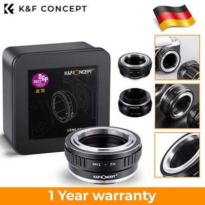 K&F Concept M42-FX Adapter Objektiv Adapter für M42 an Fujifilm FX X-Pro1 Kamera