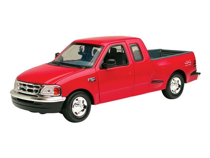 ミニカー FORD F150 Flareside Ford F150 1999 Pickup Black Flareside Supercab F-150 1:24
