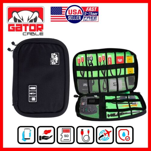 Travel Cable Bag Organizer Charger Storage Electronics USB Case Cord Accessories - Afbeelding 1 van 20