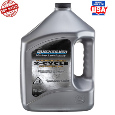 2-Stroke Synthetic Blend Marine Oil 1 Gallon High Horsepower Engine Performance
