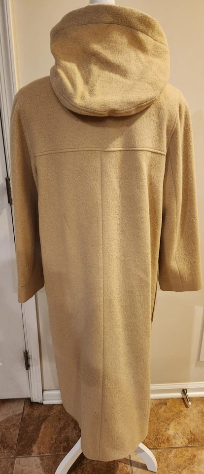 Vintage Harve Benard Coat Women 10 Beige Wool/Alpaca - Image 3 of 4