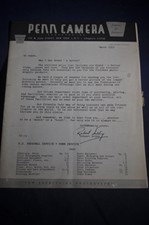 1952 Penn Camera Catalog, New York City