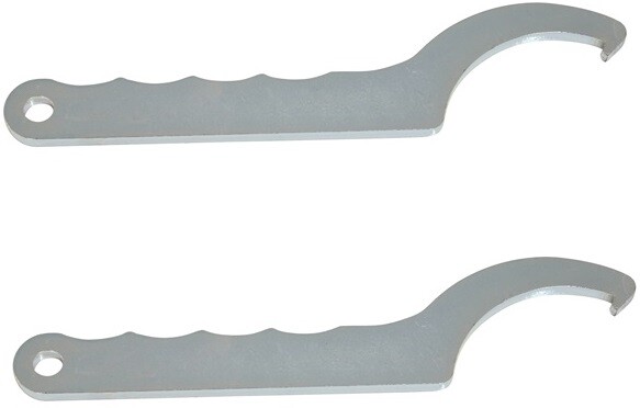 Spanner Strut 2 Piece C Spanner Set Kit, 69-76mm, Rear Shock, Suspension Adjusting ...