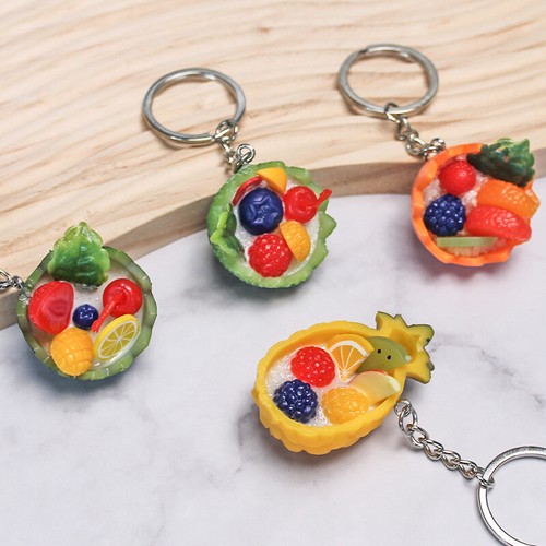 Personalized Simulated Food Smoothie Fruit Fishing Keychain Pendant eBay