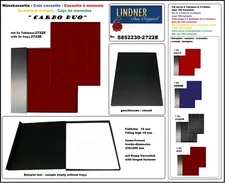 Coin Cassettes-Carbo-DUO-Lindner-S852230-2722E-For-40-Lighthouse-Coin Holder