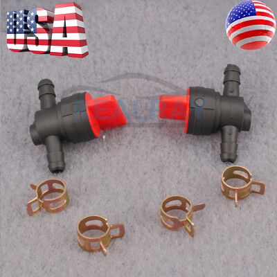 #ad 2pcs 1 4quot; Fuel Shut Off Valve For Husqvarna LTH130 Lawn Mower Tractor $8.98