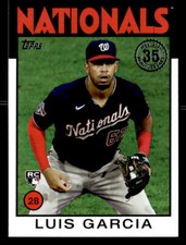 2021 Topps #86B-40 Luis Garcia 1986 Topps Baseball 35th Anniversary card