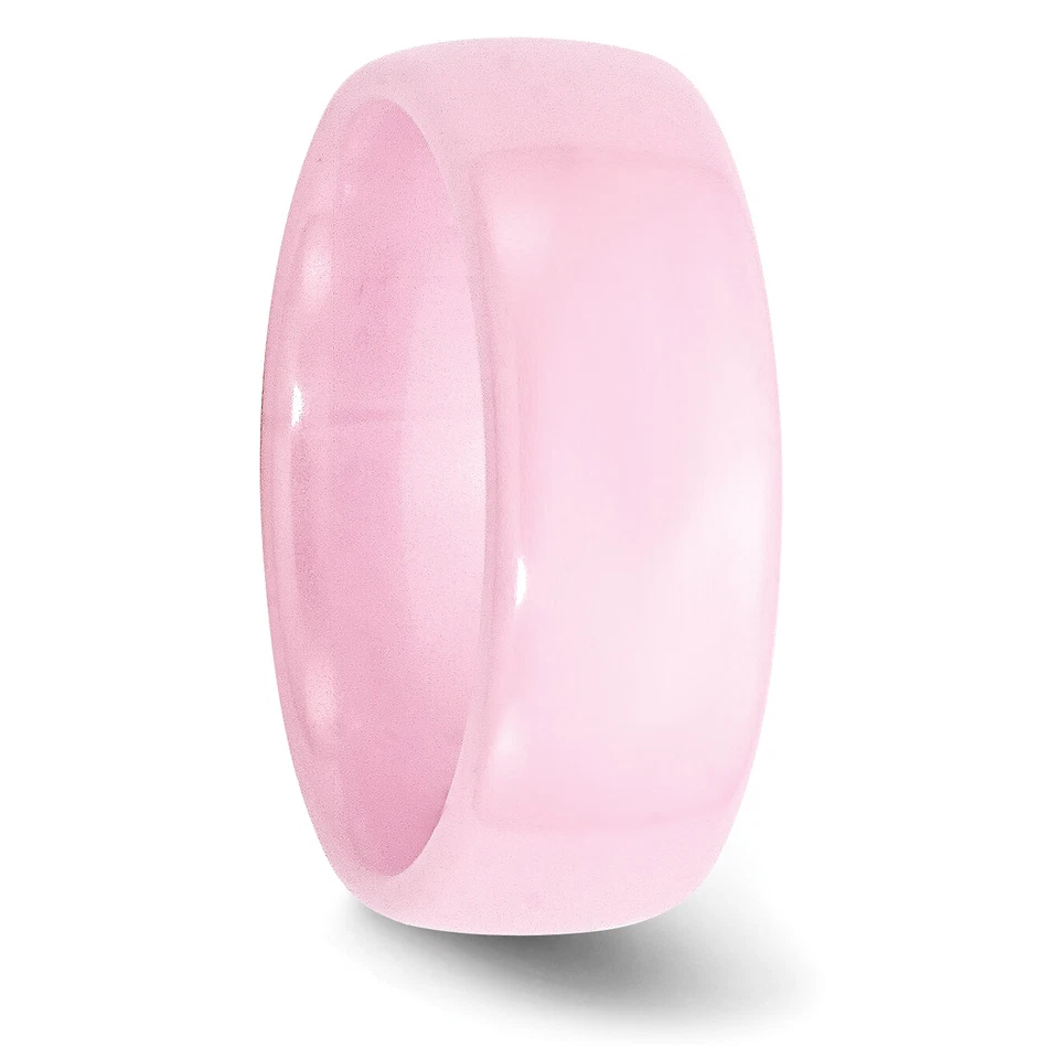 Cincel Cerámica Rosa 8mm Banda Pulida CER29 Foto 4 de 4