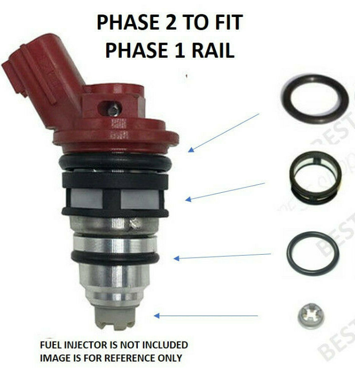 Fuel Injector Repair Kit for 1990-1993 NISSAN Z32 300ZX 3.0L V6