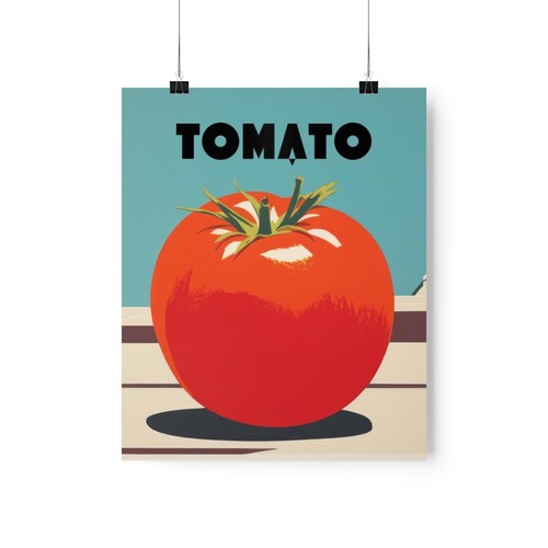 Tomato Poster Bauhaus Style Poster Tomato Bauhaus Print, Kitchen Art - Picture 10 of 41