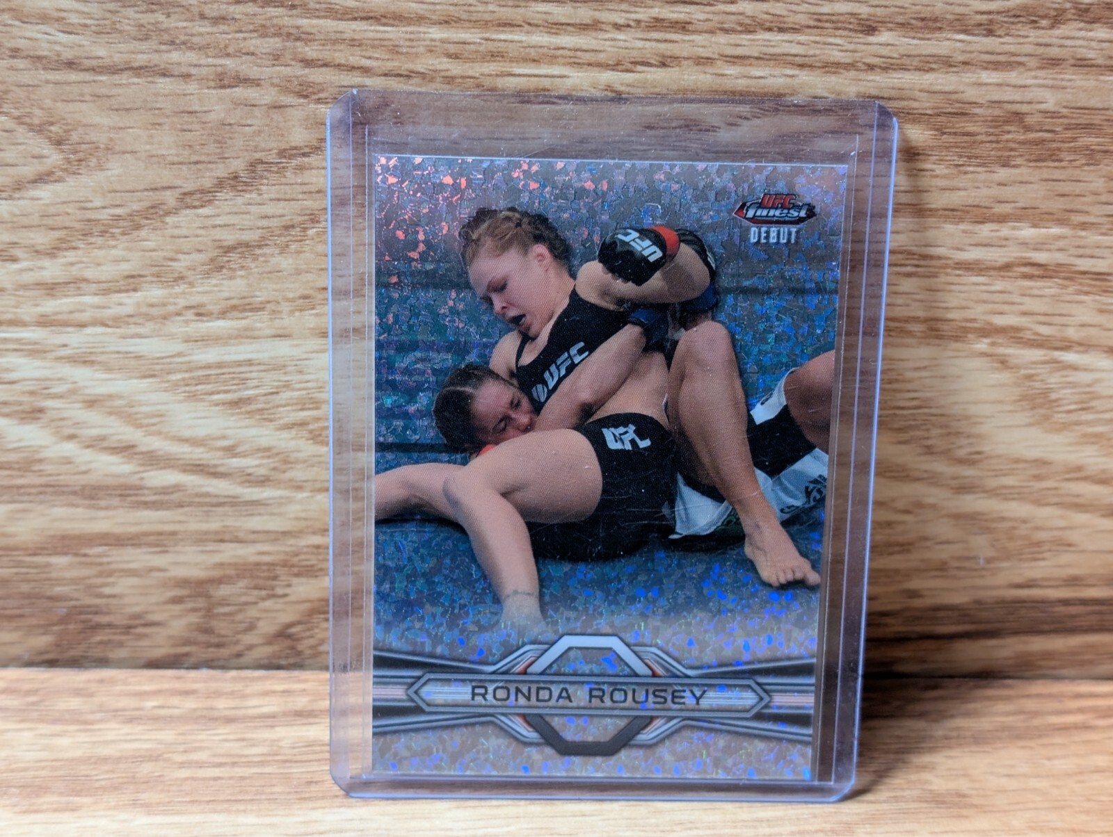 2013 Topps UFC Finest Refractor Ronda Rousey #30