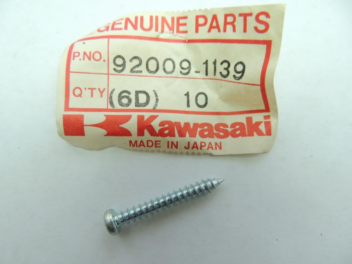 92009-1139 NOS Kawasaki Screw KDX200 KLF300 KVF400 S178t | eBay