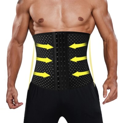 Herren Bauchweggürtel Taillenformer Mieder Shapewear Taille Unterwäsche Gurt JKL