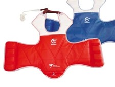 WACOKU Körperschutzweste Taekwondo WT Wendeweste blau-rot