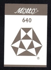 TDK Electronics Vintage 1987 Motto Game Trivia Card #640