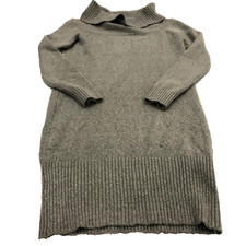 Forever 21 Womens Wool Blend Sweater Dress Sz M Gray Cowl Neck Long Sleeve NWT