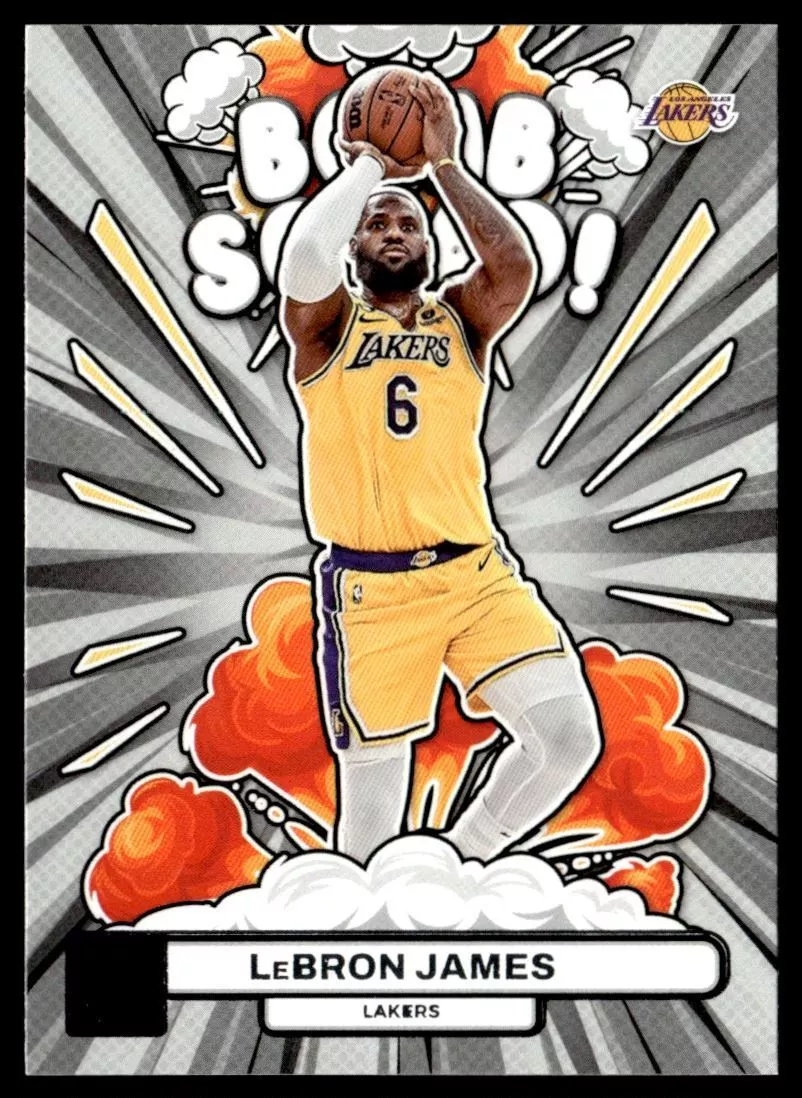 Lebron James trading card