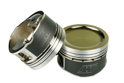 Forged pistons kit Wiseco 4 cyl fits Subaru EJ22 with 79mm EJ25 DOHC crank & - Picture 4 of 5