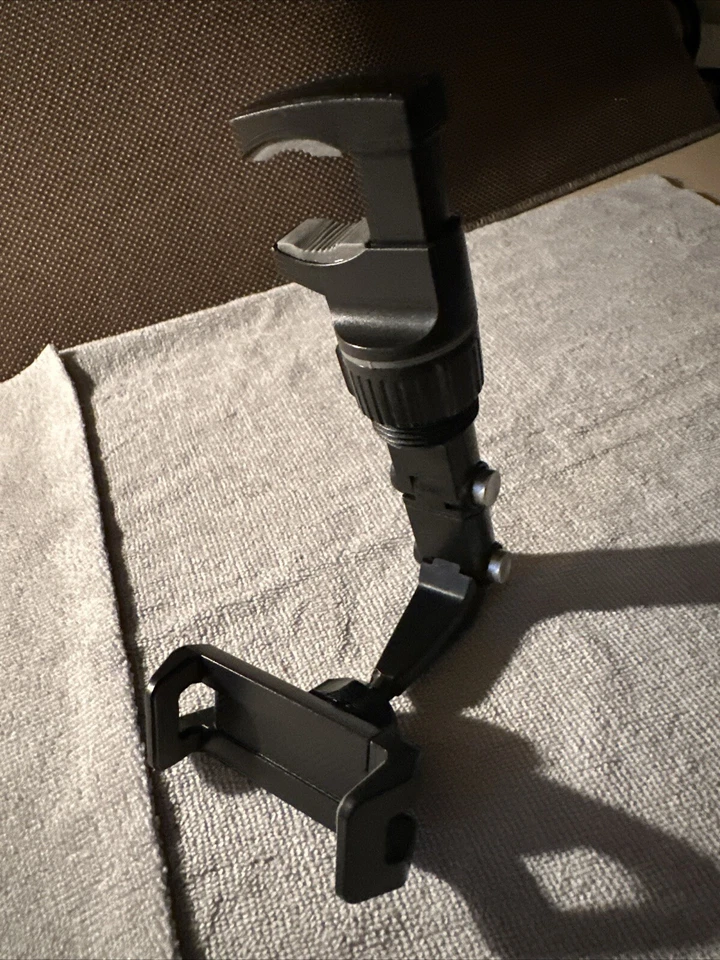 Car Mount Holder Cellphone Stand Rear-View Mirror Clip 360 Universal - Image 2 of 4