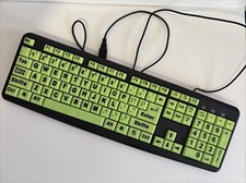 EZ EYES Glow In The Dark Large Print Keys USB...