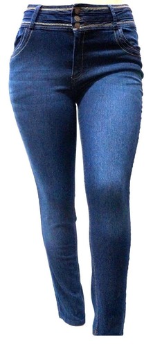 SLS WOMENS PLUS SIZE BLUE Denim JEANS Stretch Skinny JEAN Pants CH069A / ML-8958 - Picture 22 of 38