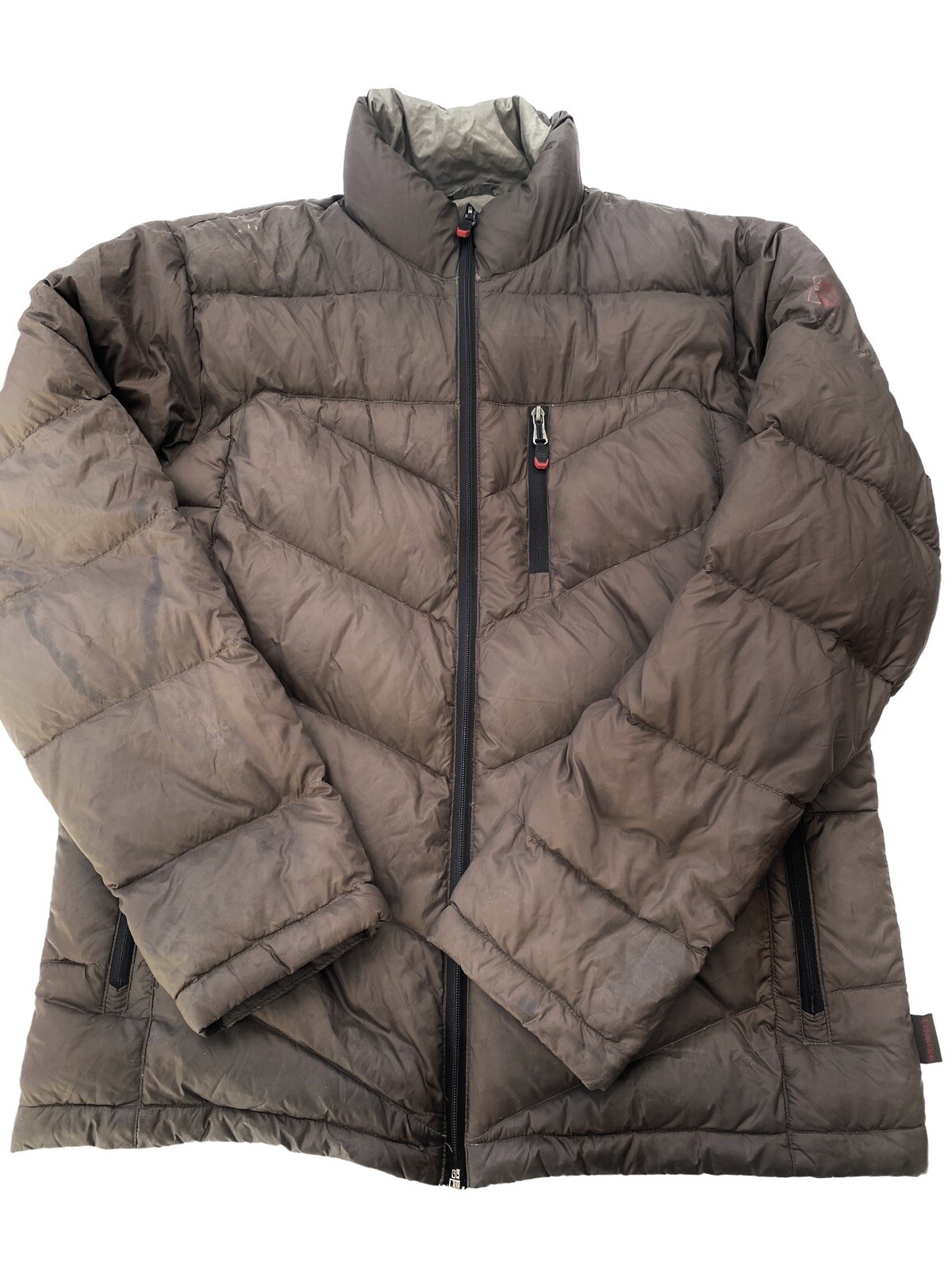 calvin klein brown packable down jacket medium - image 1