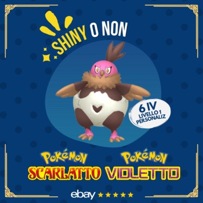 Vullaby Shiny or Not   6 IV Customizable Pokemon Scarlet Purple   