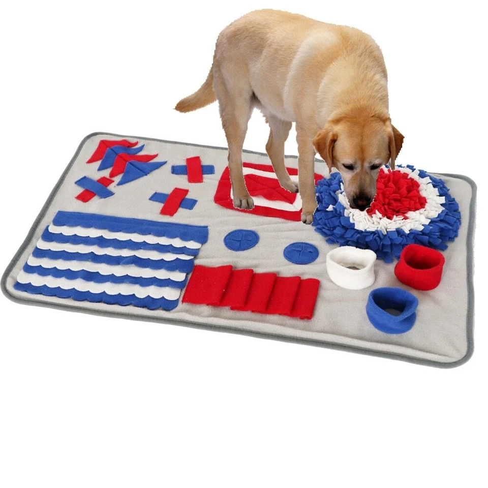 Pet Dog Snuffle Mat Nose Smell Training Sniffing Pad Dog Puzzle Toy - Image 4 of 4