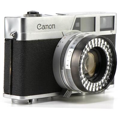 Canon canonet Camera | 45mm f1.9 lens | White | Japan | 1961 | Not
