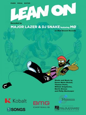 Lean On Sheet Music Piano Vocal DJ Snake Major Lazer NEW 000151725