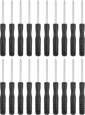 20 Stck. PH00 Mini Kreuzschlitzschraubendreher #00 3 Zoll Länge Schraubendreher 0,8'' Carbon Stahl