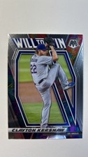 2021 Panini Mosaic Clayton Kershaw Will to Win #WTW5 Los Angeles Dodgers