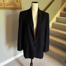 ZARA BASIC BLAZER BLACK SIZE S